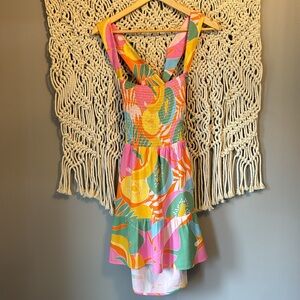 Show Me Your MuMu Colorful Tropical Mini Dress